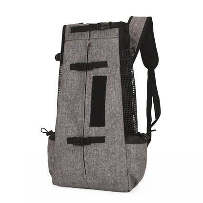 Double Shoulder Pet Backpack for Medium Dogs Outdoor Travel