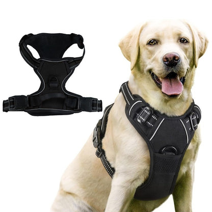 Reflective Dog Harness Vest with Leash