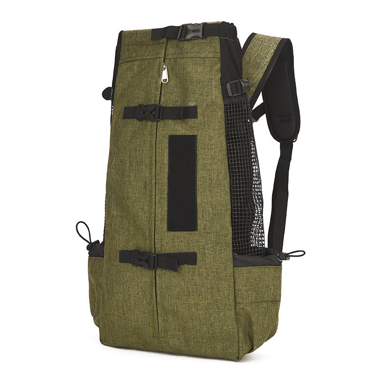Double Shoulder Pet Backpack for Medium Dogs Outdoor Travel
