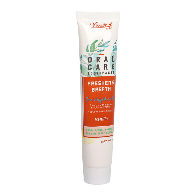 Pet Dental Care Toothpaste and Toothbrush Set