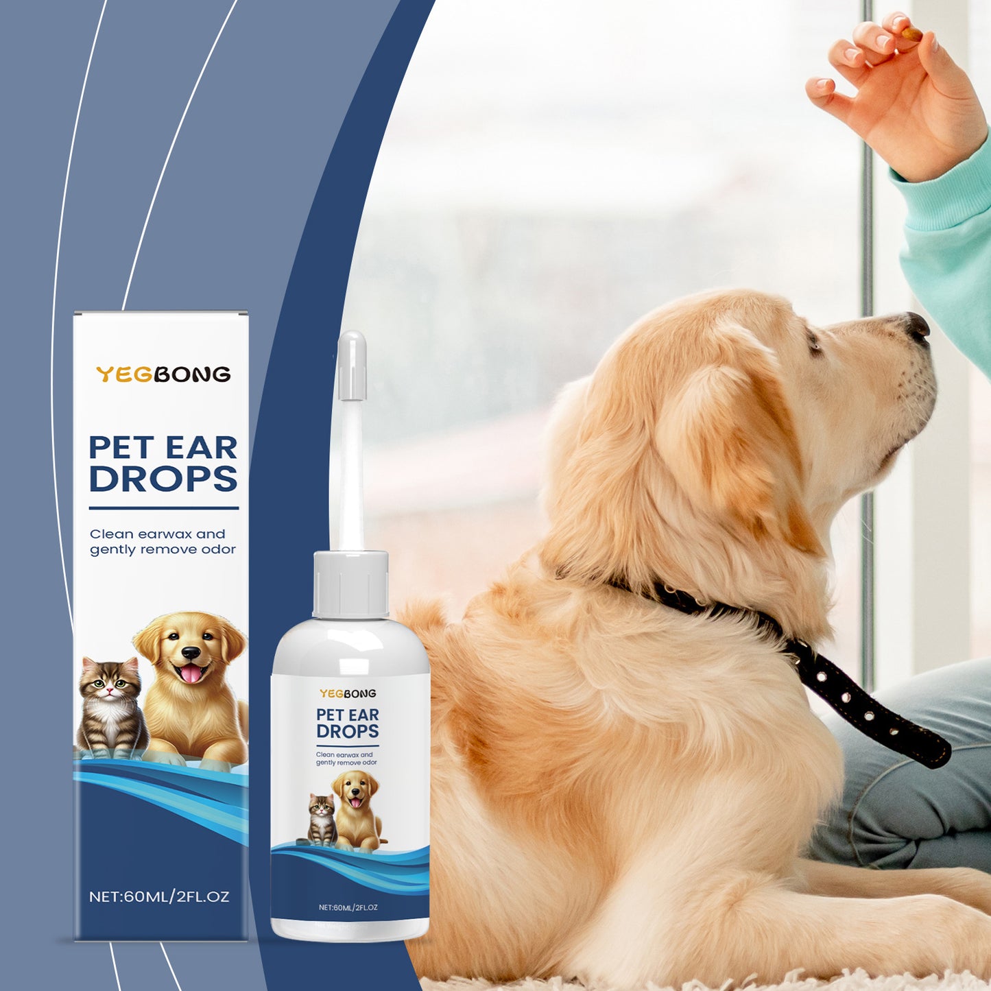 Pet Ear Cleaner for Dogs and Cats