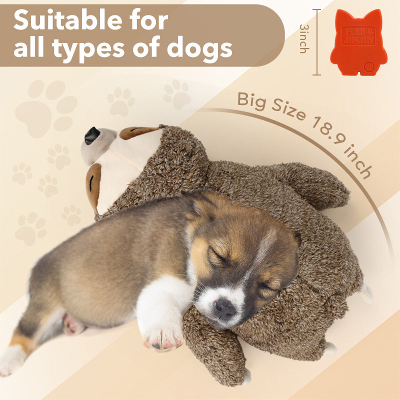 Soothing Plush Pet Toy with Heartbeat