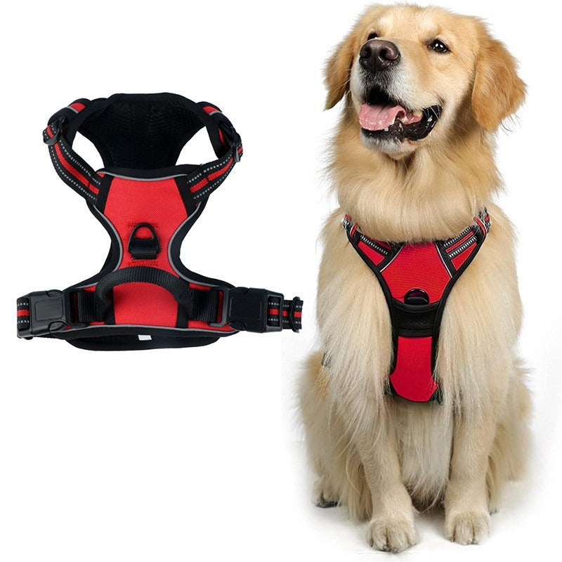 Reflective Dog Harness Vest with Leash