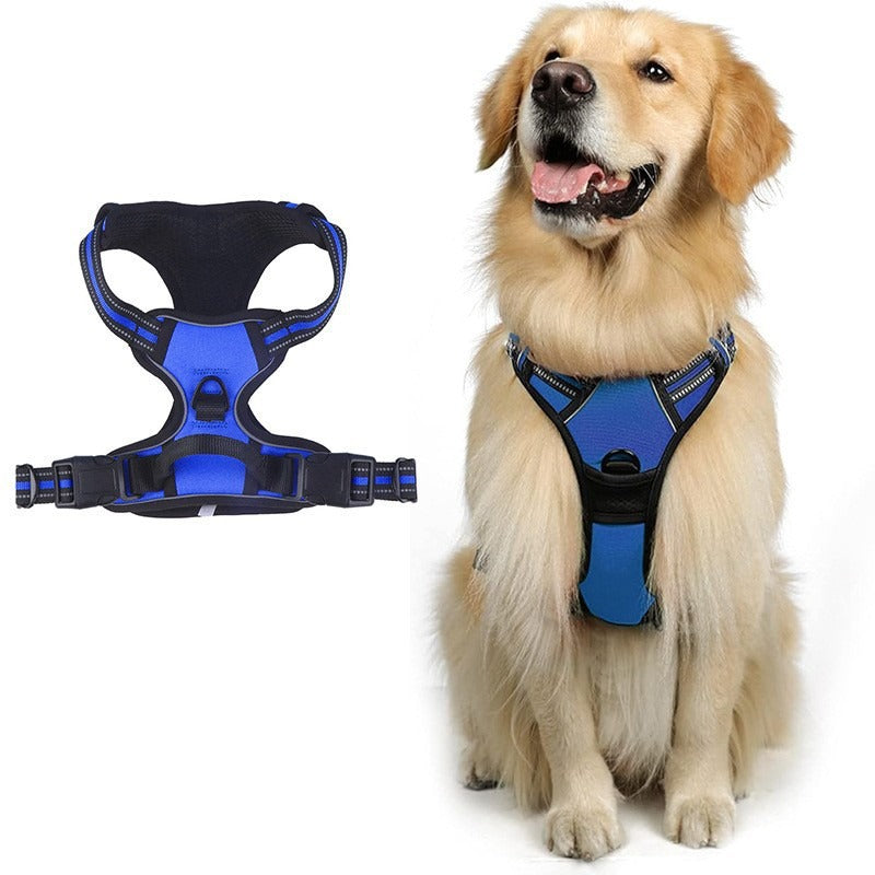 Reflective Dog Harness Vest with Leash