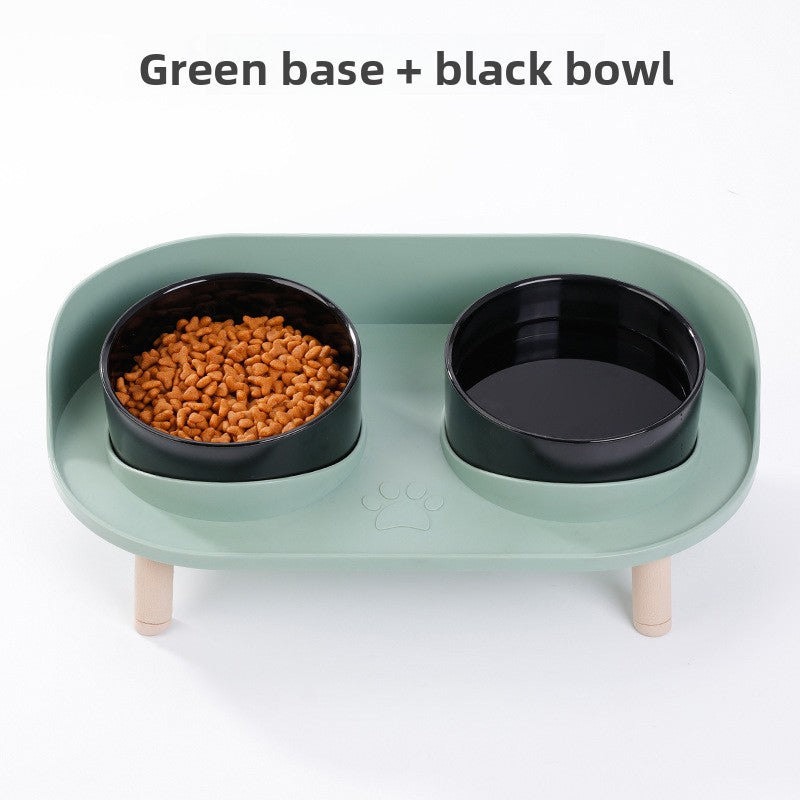 Half-Moon Double Food Bowl