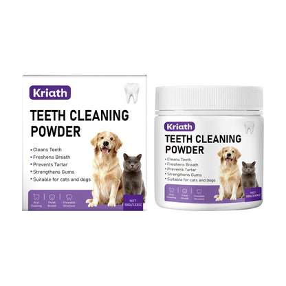 Pet Dental Cleaning Powder for Cats and Dogs