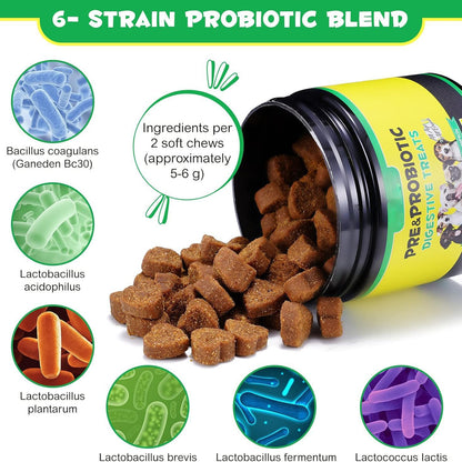 Pet Probiotic Chewable Tablets for Digestive Health
