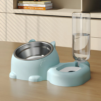 Automatic Refill Pet Food and Water Bowl Set