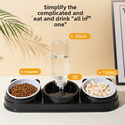 Automatic Refill Pet Food and Water Bowl