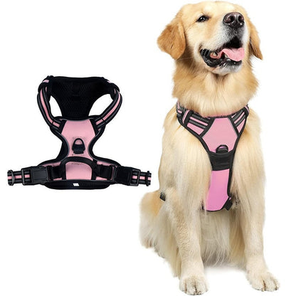 Reflective Dog Harness Vest with Leash