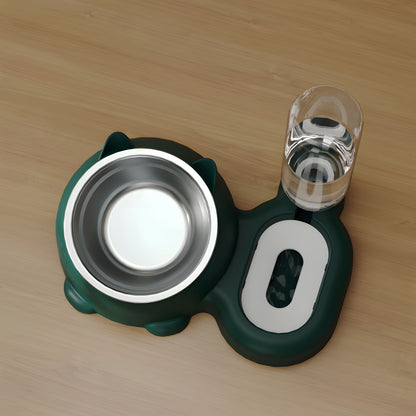 Automatic Refill Pet Food and Water Bowl Set