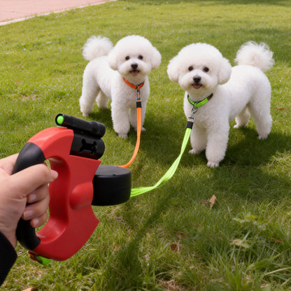 Retractable Dual Head Pet Leash