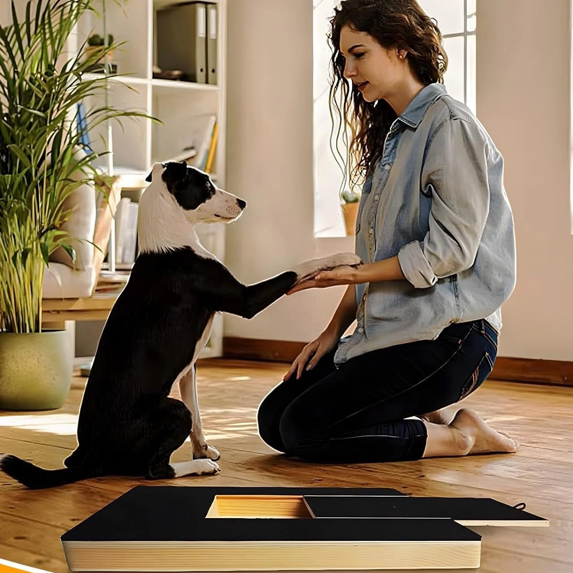 Solid Wood Dog Nail Grinding Scratching Board