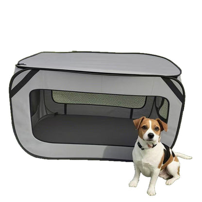 Foldable Breathable Pet Cage for Small Dogs