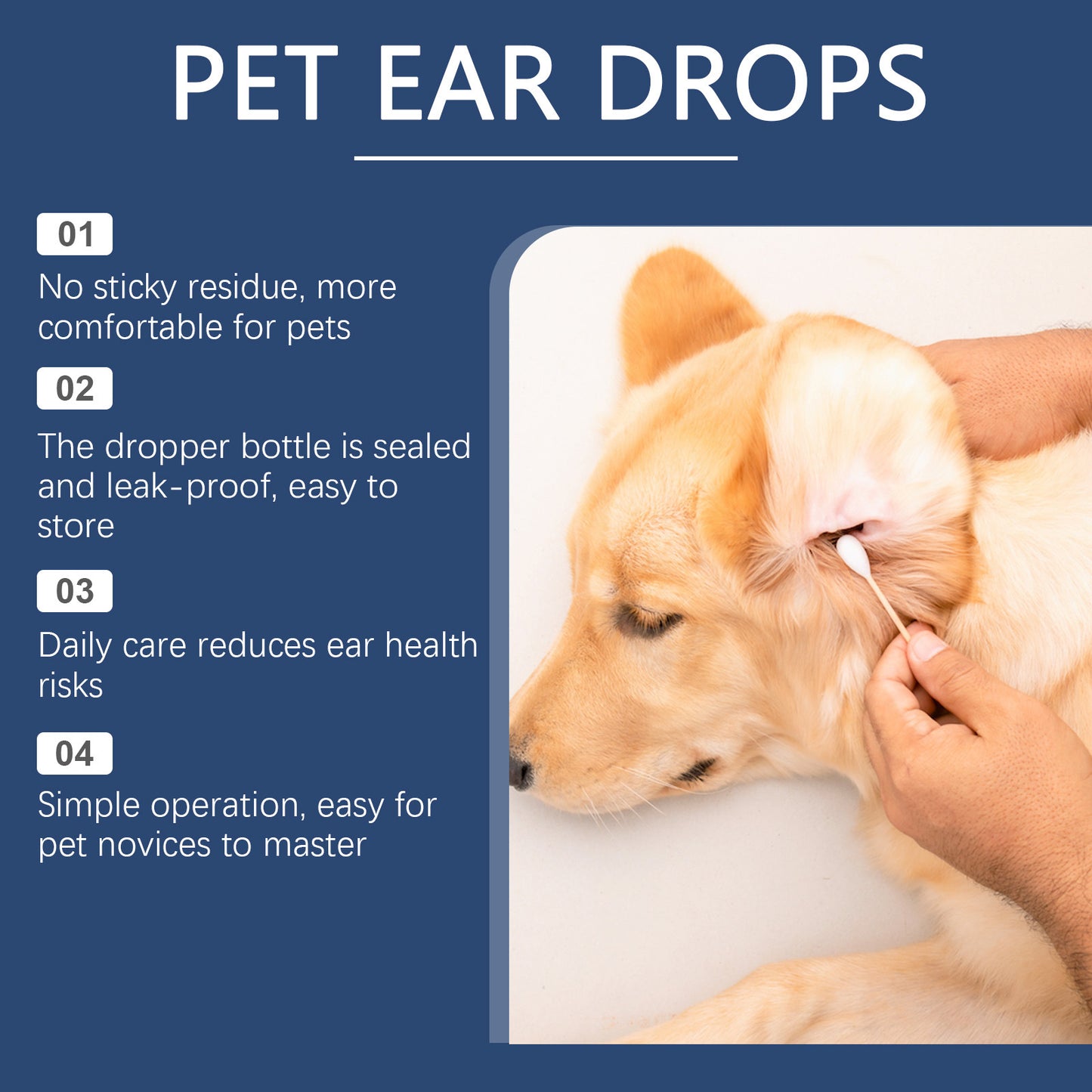 Pet Ear Cleaner for Dogs and Cats