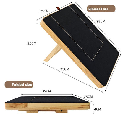 Solid Wood Dog Nail Grinding Scratching Board