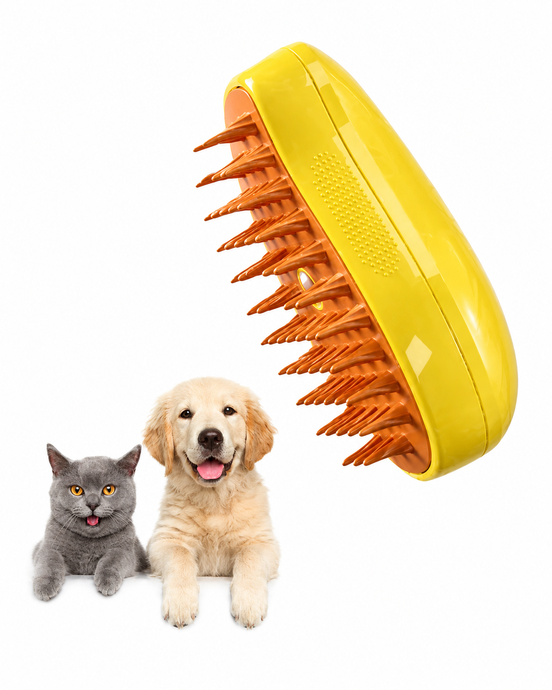 Electric Spray Pet Grooming Brush for Dogs & Cats