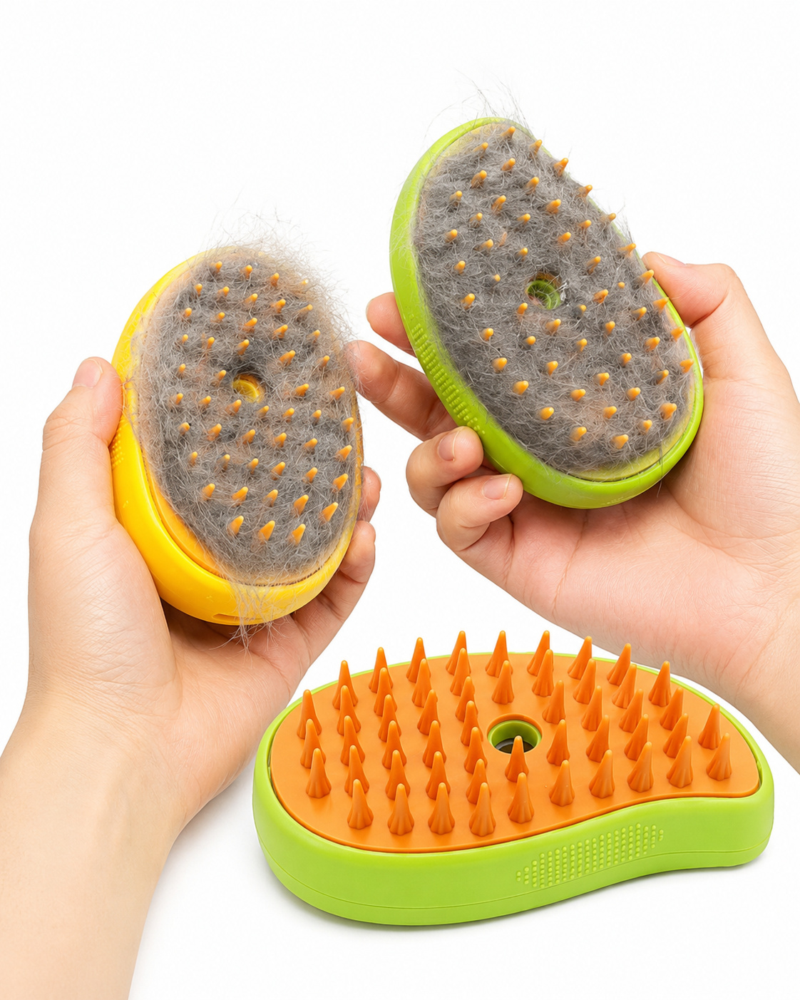 Electric Spray Pet Grooming Brush for Dogs & Cats