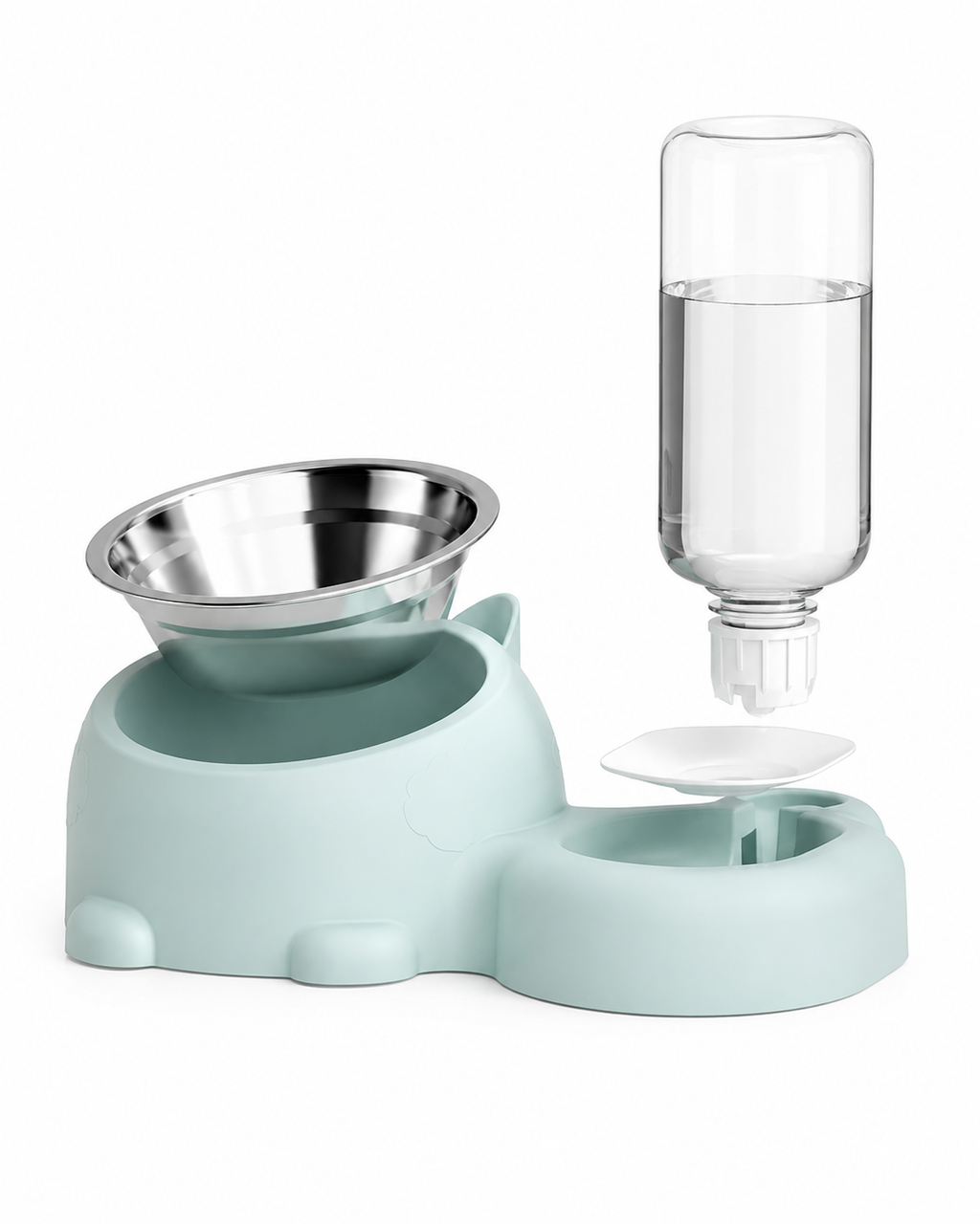 Automatic Refill Pet Food and Water Bowl Set