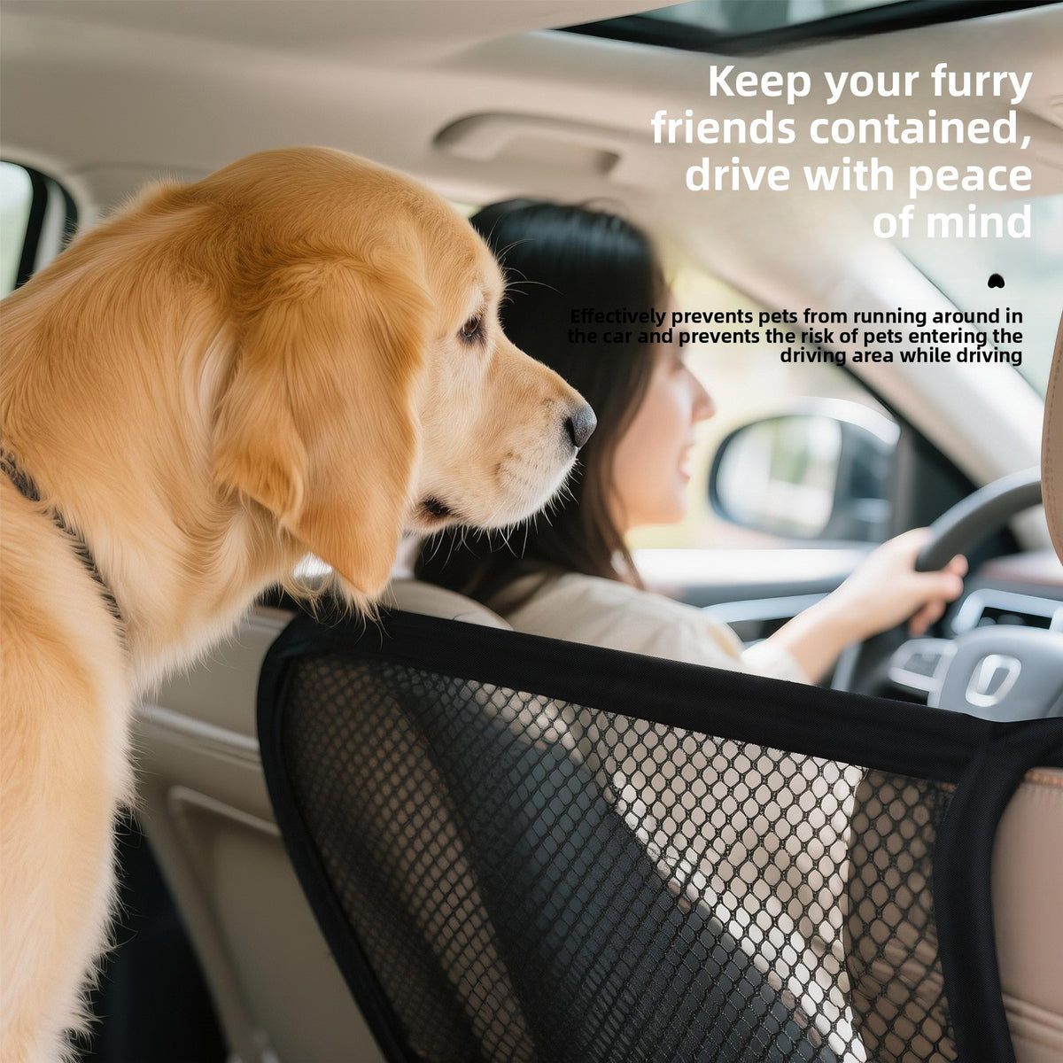 Car Pet Safety Barrier Net