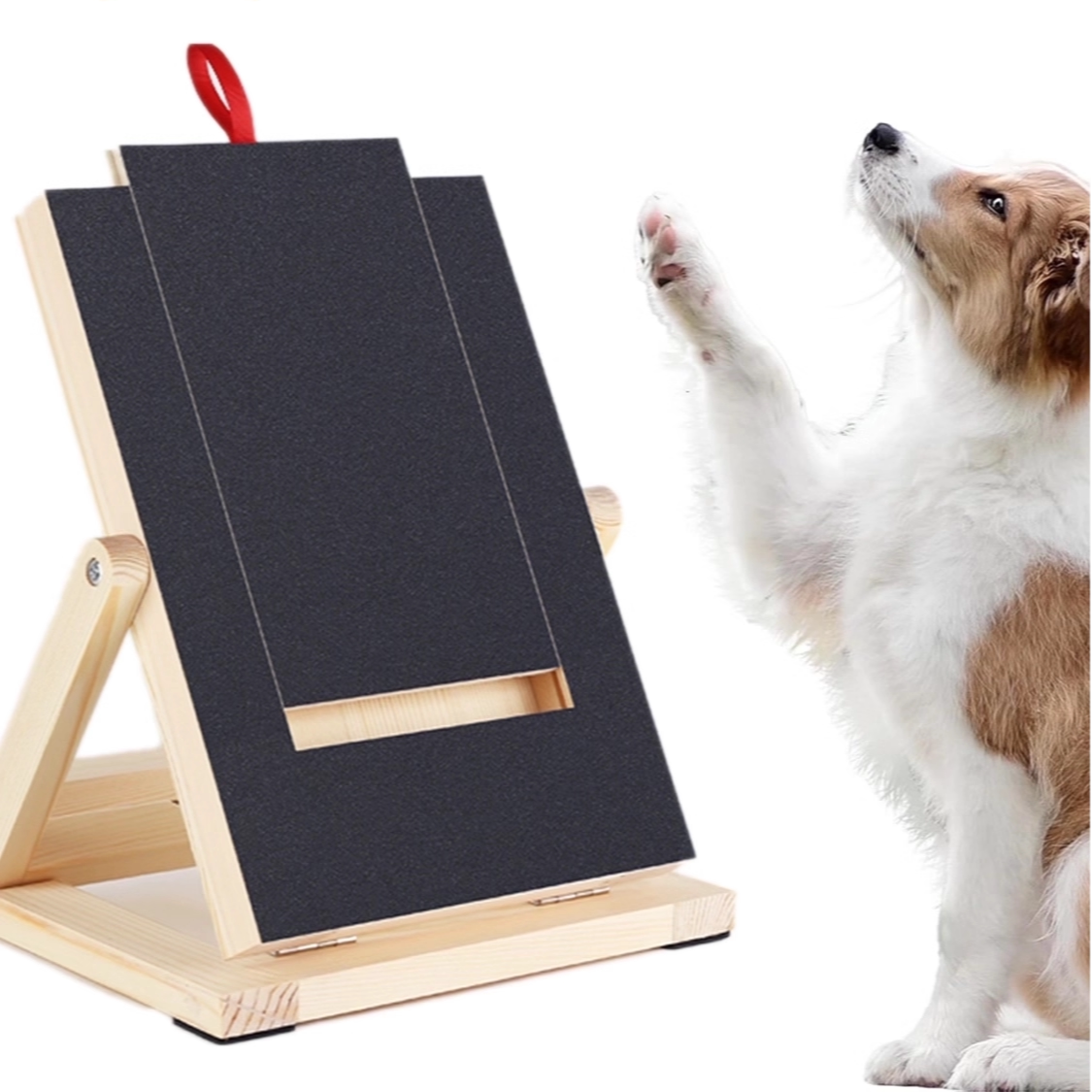 Solid Wood Dog Nail Grinding Scratching Board