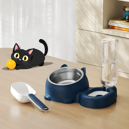 Automatic Refill Pet Food and Water Bowl Set