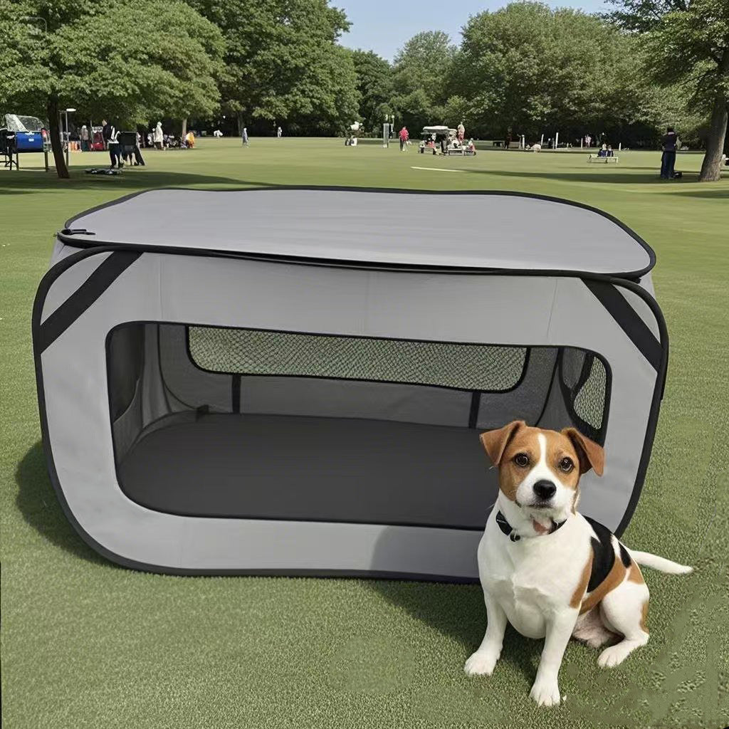 Foldable Breathable Pet Cage for Small Dogs