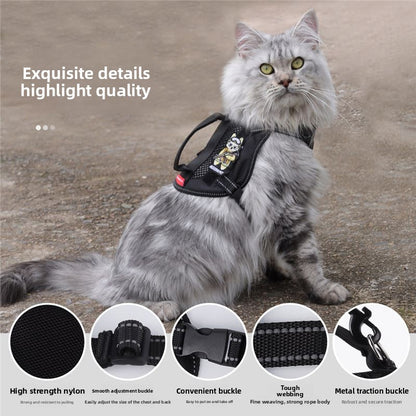 Adjustable Cat Harness with Leash