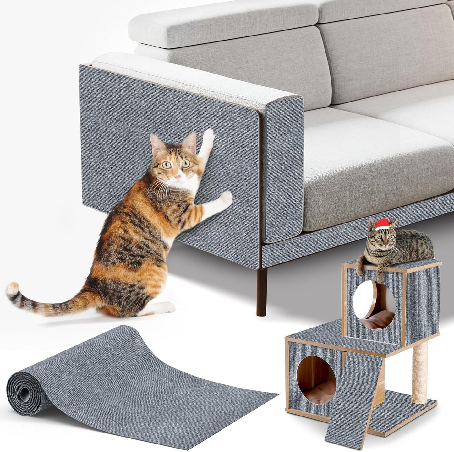 Self-Adhesive Cat Climbing Scratching Pad