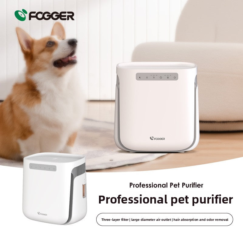 Kegao Cross-Border New Product Xiaobai Pet Air Purifier Household Sterilization, Hair Absorption, Deodorization and Purification Machine Living Room
