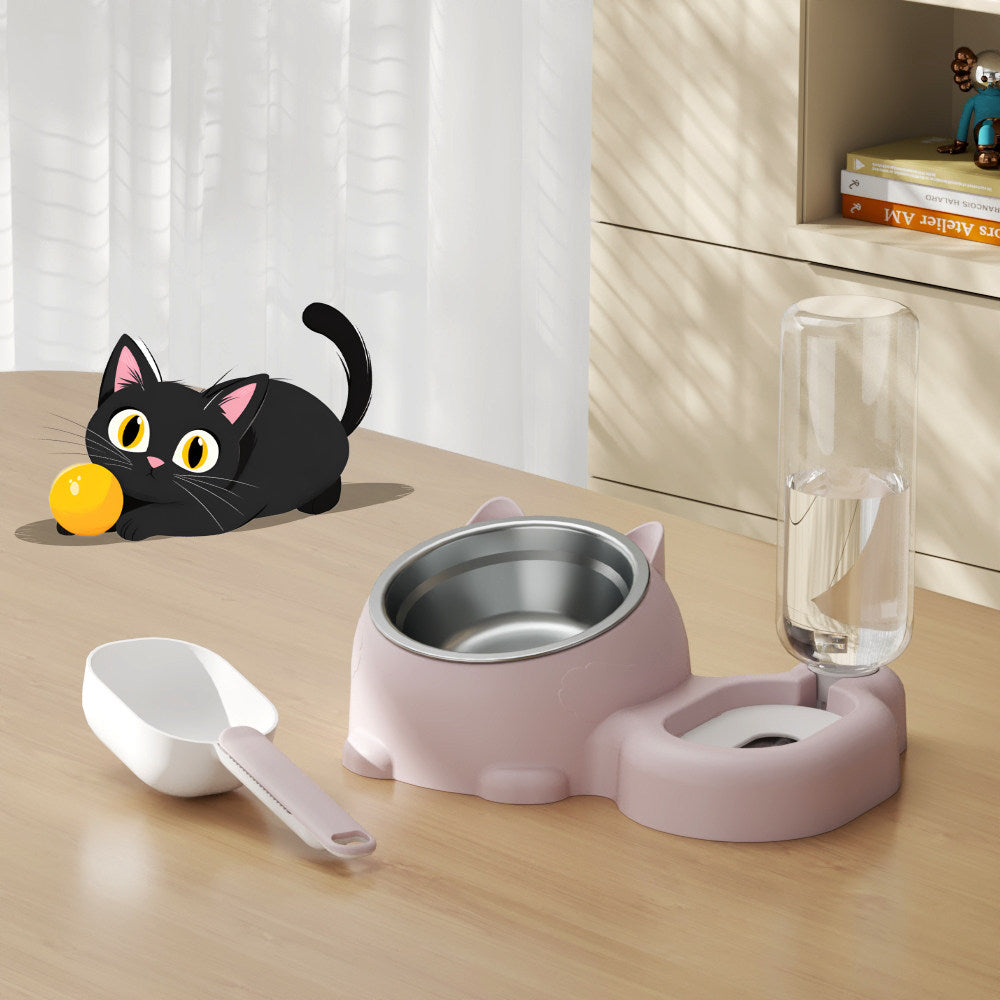 Automatic Refill Pet Food and Water Bowl Set