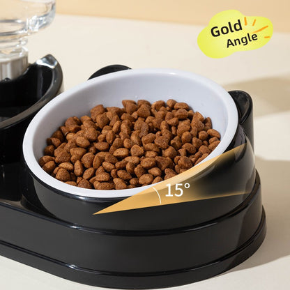 Automatic Refill Pet Food and Water Bowl