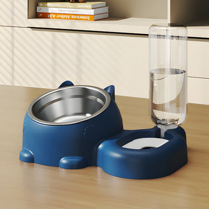 Automatic Refill Pet Food and Water Bowl Set