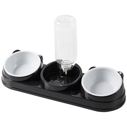 Automatic Refill Pet Food and Water Bowl