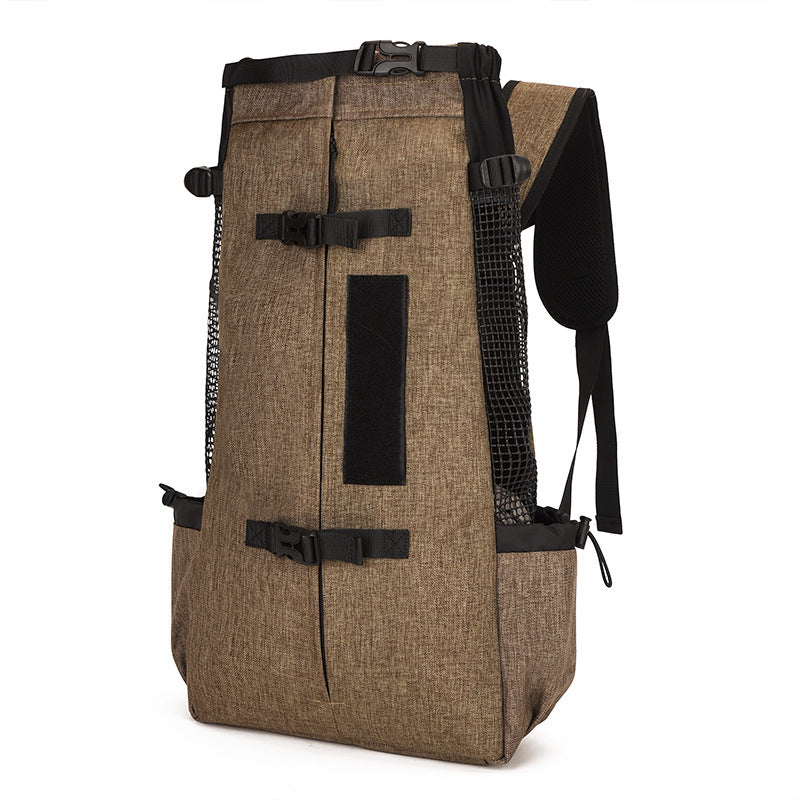 Double Shoulder Pet Backpack for Medium Dogs Outdoor Travel