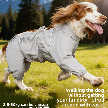 Dog Outdoor Dustproof Pants Four-Legged Waterproof Clothing