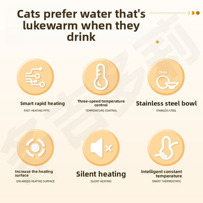 Constant temperature water bowl