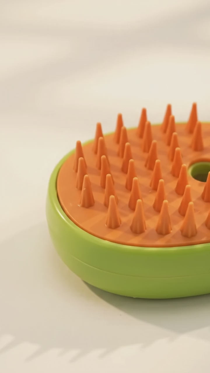 Electric Spray Pet Grooming Brush for Dogs & Cats