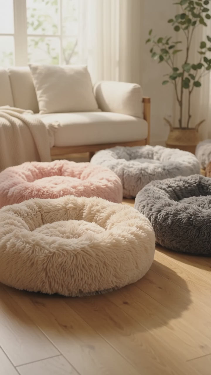 Pet Litter Round Plush Dog Litter Cat Litter Autumn And Winter Pet Bed Dog Pad Cat Pad Pet Pad